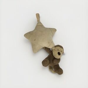 Little JELLYCAT London Bashful Monkey Star Musical Pull Baby Plush Animal Toy